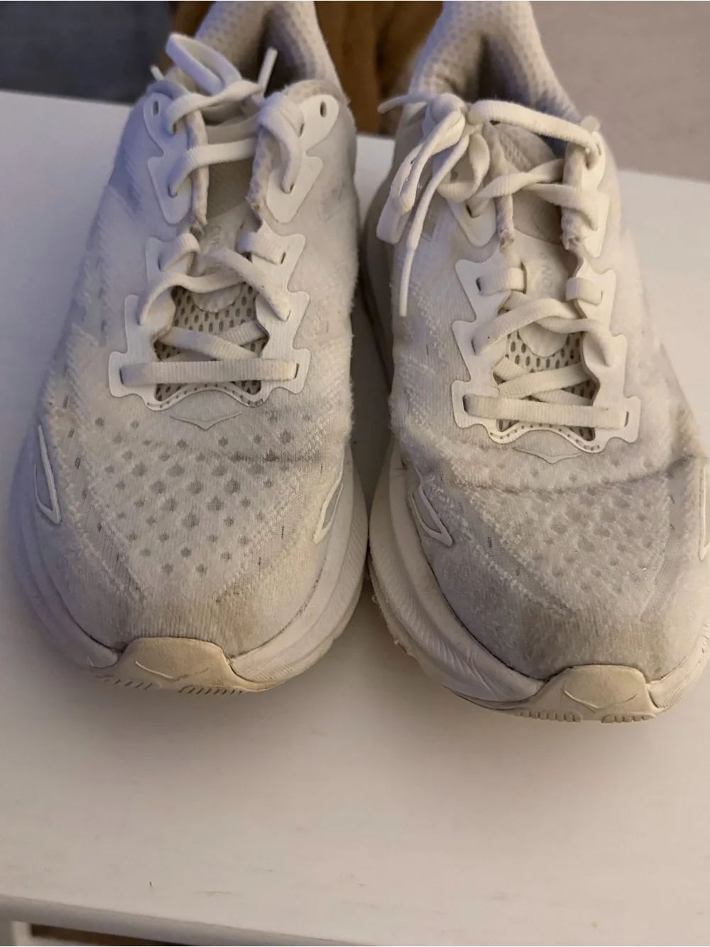 Hoka women’s Lightweight Running Sneakers in White